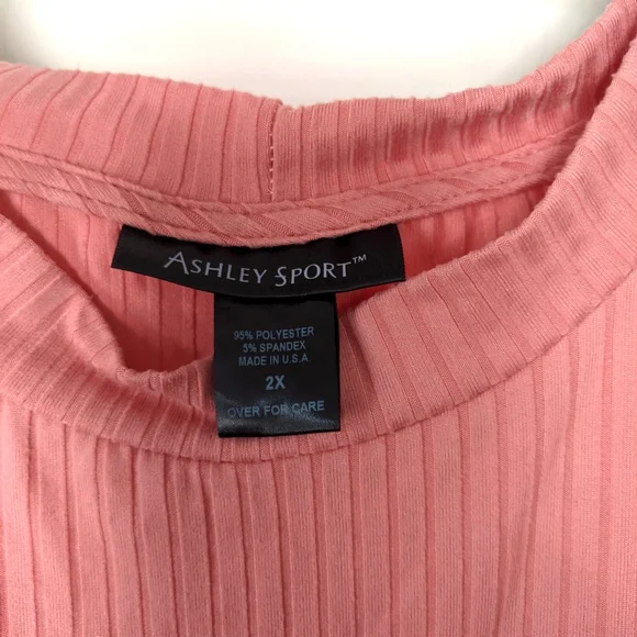 Ashley Stewart Sport Tie Front Top - Picture 3 of 4